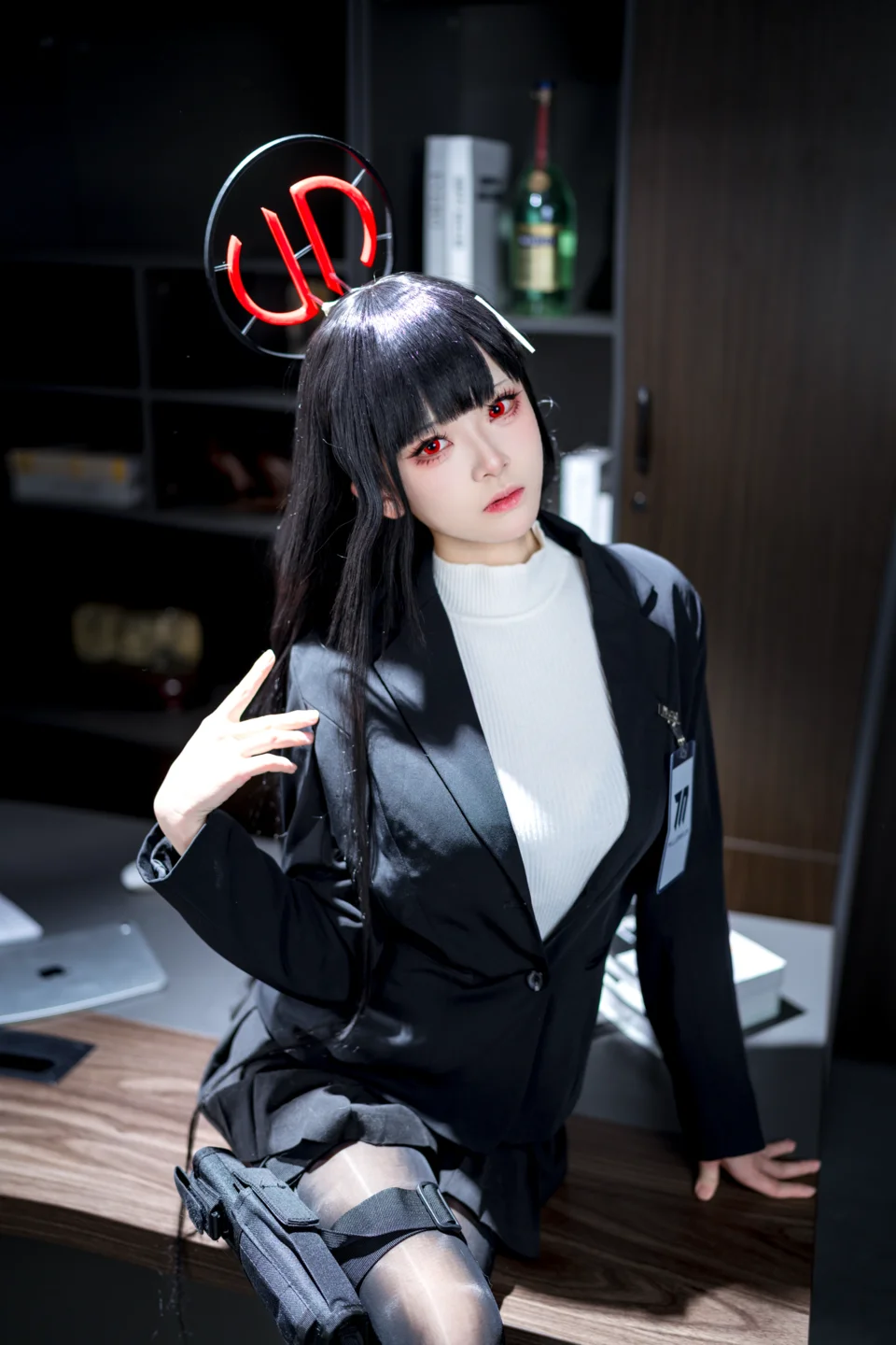 九柒喵 - No.026 蔚蓝档案 调月莉音 [64P-1.4GB] tg@simisebaisi 【丝足阁】031.webp